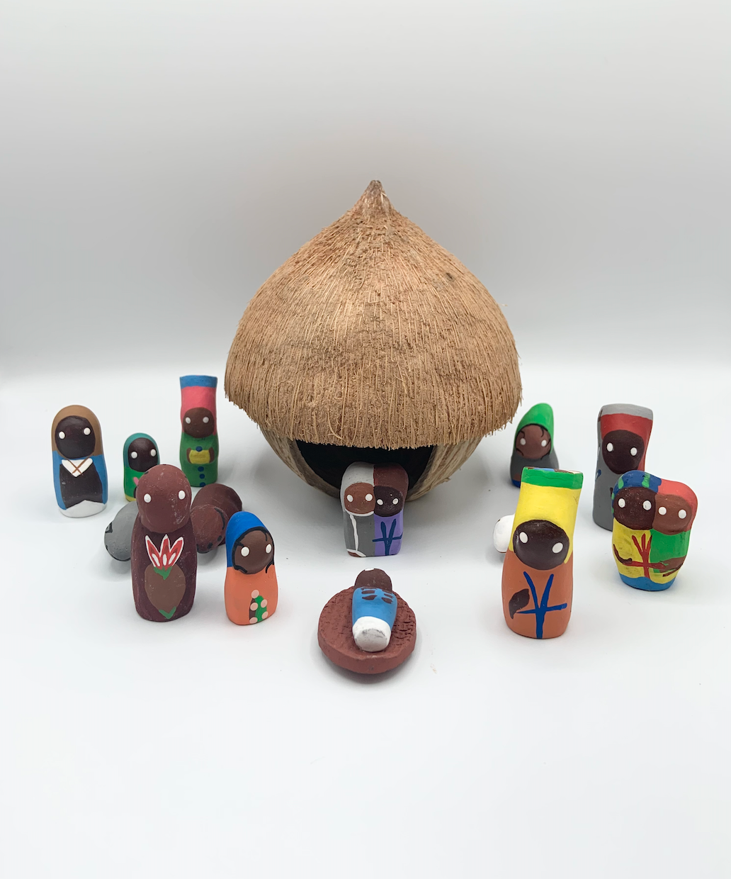 Handmade Coconut Nativity Scene | Shop Hope Global